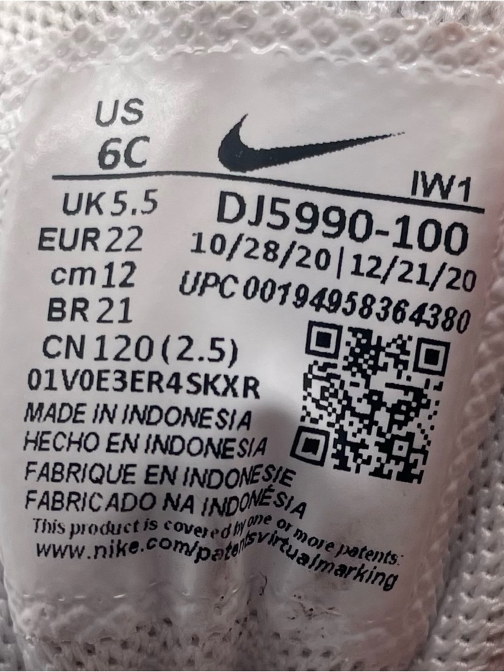 Nike Air More Uptempo TD White Red Baby Toddler 6C Sneakers - Picture 12 of 12